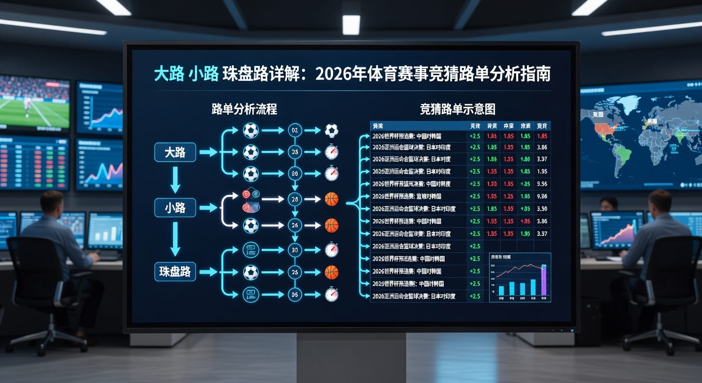 大路小路珠盘路：足球盘口深度解析与2026年投注策略