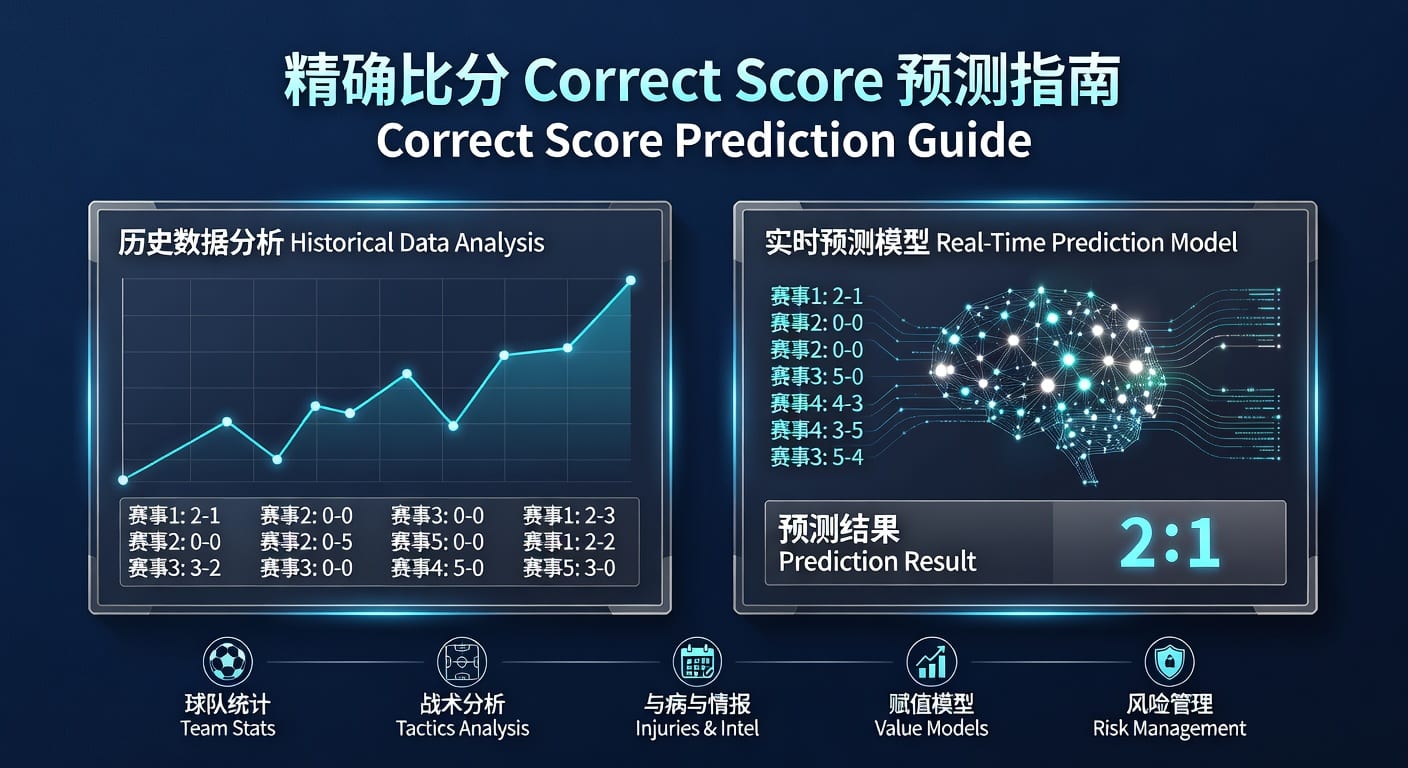 精确比分 correct score：实战分析与判断方法
